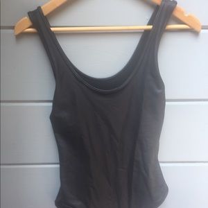 American Apparel Other - Black pleather onesie from American Apparel Large American Apparel Other - Black pleather onesie from American Apparel Large